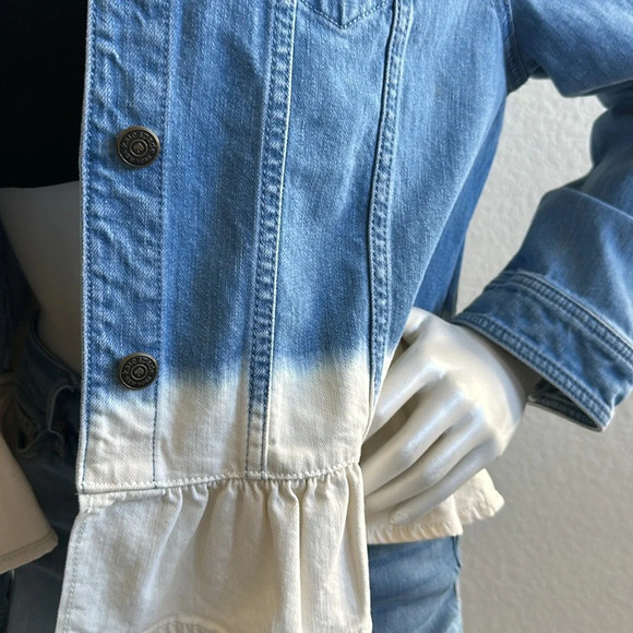 Kate Spade Broome Street Dip Dye Denim Jacket - Picture 8 of 11